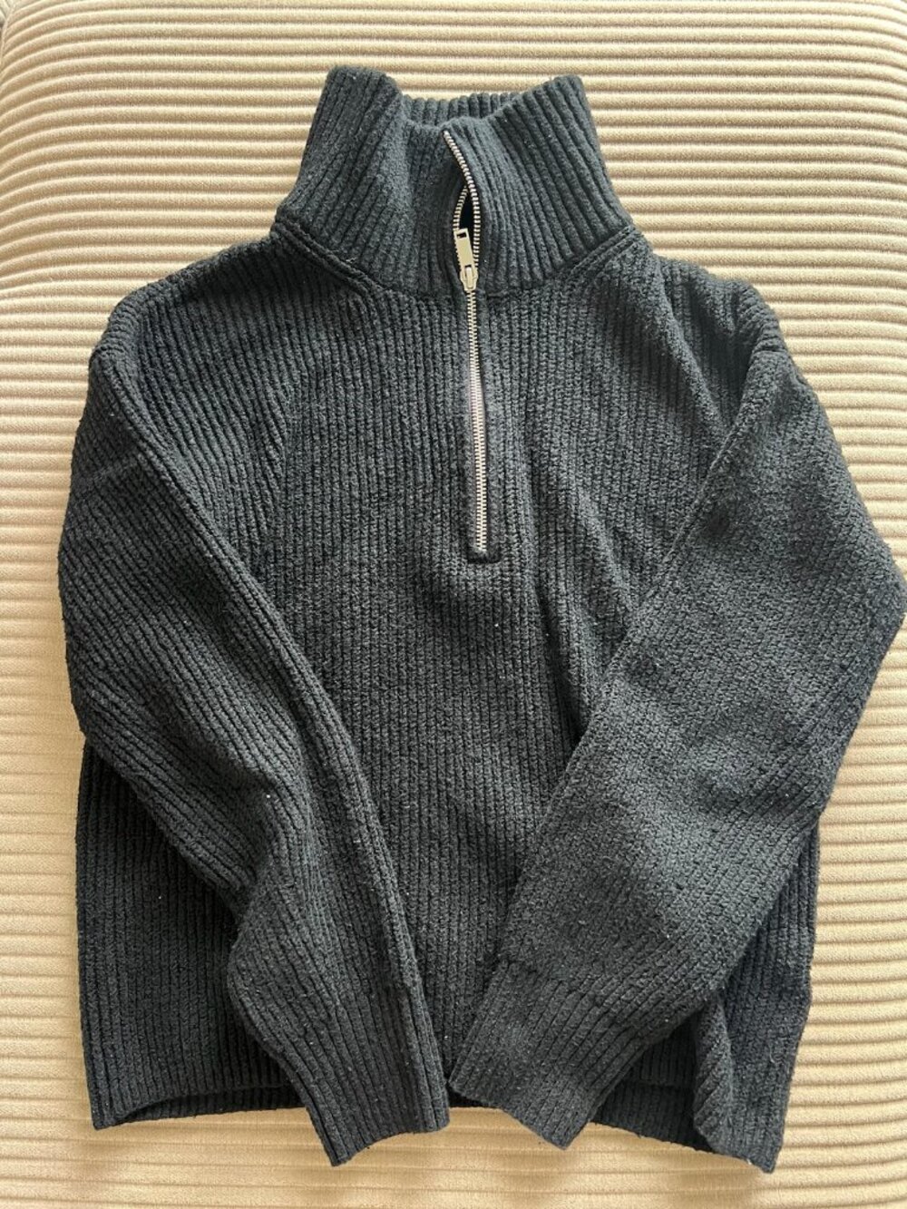 Old Navy Quarter-Zip Ribbed Sweater – Size S